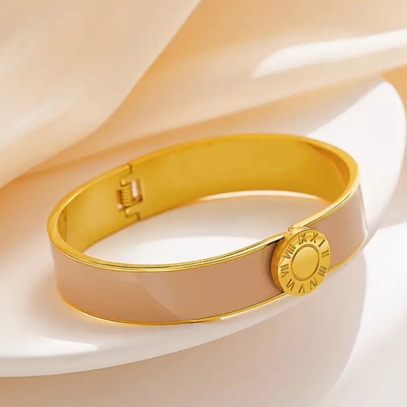 Roman numeral bangles stainless steel - Picture 4 of 4